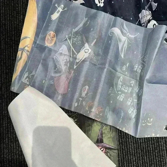 The Nightmare Before Christmas Lot of 2 Disney Halloween Party Banner Decoration - Picture 6 of 6